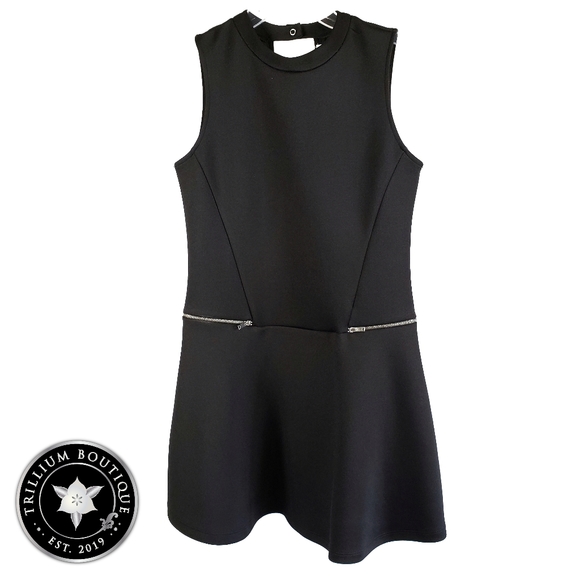 ZARA TRAFALUC Women's Zipper Mini Dress, Medium - Picture 2 of 4